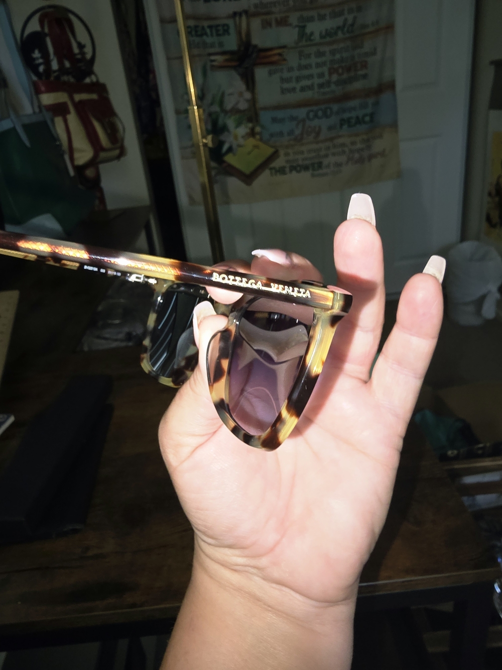 Bottega Veneta Brown Tortoiseshell Sunglasses w/COA #BVO251SA - Picture 6 of 12